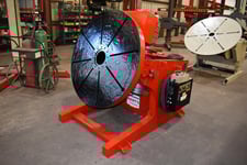6000 lb. WeldWire #WPT-60FB, welding positioners, 51" round table w/ 7" thru-hole, variable speed rotation