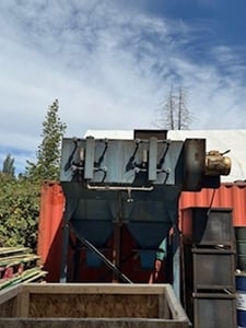 6000 cfm Donaldson Torit #DFT2-16, cartridge dust collector, 15 HP