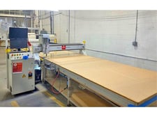 Techno CNC Systems #HD-Series-60120, glass cutting router, 5' x10'tbl., 2015