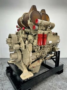 Komatsu #SAA12V140ZE-2, engine, warranty on block & crank, remanufactured