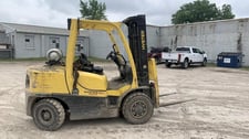 8400 lb. Hyster #80-Fortis, forklift, 144" lift height, slide shift, 48" forks