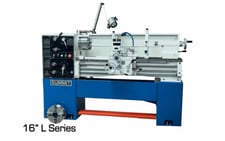 16"/21.75" x Summit #16-2x40L, 8" 4-jaw chuck, 2.125" hole, 46-2000 RPM, D1-6 Camlock, #4MT, 4-way toolpost