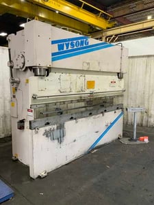 100 Ton, Wysong #MTH100-120, hydraulic brake, 10' overall, 96" between housing, 8" stroke, 7" throat, 10 HP