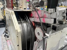 Fastener Engineers #DTVA-4070-44, inline wire drawing machine, .625"wire diameter, 44" capstan diameter, 40