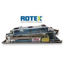 30" x 60" Rotex #201A, screener, single deck