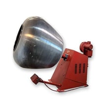 48" x 43" Ohara #CP-48, Stainless Steel coating pan, 24" open
