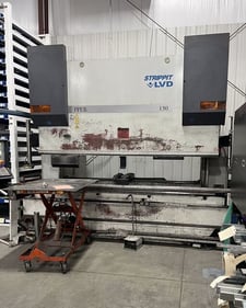 150 Ton, Lvd #PPEB-150-10, turbo hydraulic press brake, 10' overall, 100" between housing, 2007