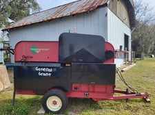 HopsHarvester #Hopster-5P, Mobile Hop Harvester, PTO-driven, Trailer-Mounted, 40 hours, 2017