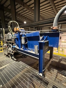 38" x 6' Sizetec #SDS38-6MV-5, deck screen, 2 x MV12-6050 vibratory motors, 2.3 HP