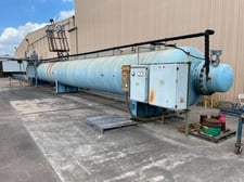 60" x 648" Butchers Welding, horizontal autoclave, mild steel, chain driven rack, 150 psi