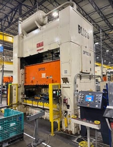 300 Ton, Bliss #SE2-300-120-60, 15" stroke, 24" Shut Height, 12" adjustment, 42" windows, 20-50 SPM