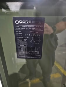 500 KVA 13800 Delta Primary, 208Y/120 Secondary, Pad, proCORE(immediate shipment available)