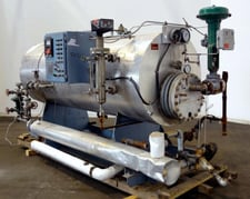 Patterson #Series-380, Steam to Steam Generator, 316L Stainless Steel, 42" Dia. x 10' L, 150 PSI @ 400°F
