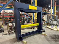 Jones, Guillotine Roll Splitter, 87" width cutting, 72" diameter Roll, 10 HP