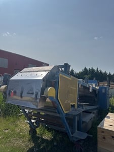 32" x 408" Sandvik, Stainless Steel Belt Flaker, 24' Cooling Area, 3 HP