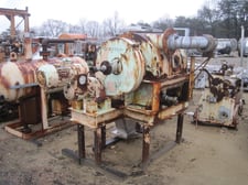 Blaw Knox, Single Drum Dryer, Chrome Plated, 12" x 30" Hood Side Access Panel, 8" x 8" Discharge, 1.5 HP, 900