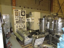 Glatt #WSG15, Fluid Bed Dryer, Sanitary Stainless Steel, 3000 kcal/kW Heating, 15 kg Batch capacity, 220-440 V