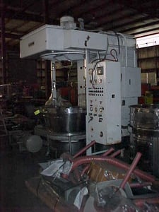 Glatt #WSG-60, Fluid Bed Dryer, Batch Type, 220 liter capacity, 60 kg Batch capacity, 15 kW Fan, 3510 RPM