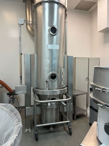 Glatt #WST30, Fluid Bed Dryer, 60000 kcal/hr. Heating, 6 bar, 18.5 kW, 220 V