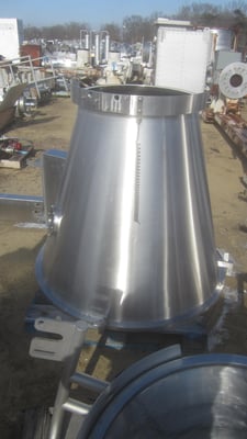 Vector #FL-M-30EX, Flo-Coater, Stainless Steel Fluid Bed Processor, (1) 100 kg Wurster Chamber, (2) 100 kg