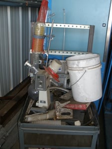 Buchi #RE111, Rotavapor, On Cart, w/Glass Bottle with Coils