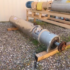 Votator #1C672F, Stainless Steel Scraped Surface Exchanger, 6" x 72" capacity, 15 HP, 230 V, on frame
