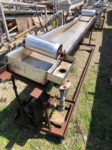 15" width x 6" D x 14' L Stainless Steel Water Trough, w/Water Pump
