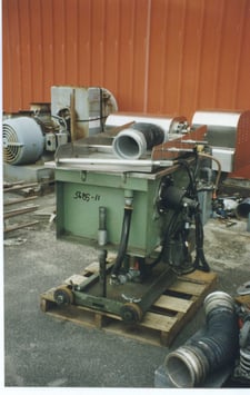 23.5" width x 18.5" D x 2.8' L Reifenhauser, Stainless Steel Water Bath, on Stand, 1974