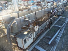 24" width x 10" D x 12' L Stainless Steel Water Bath, w/Pump