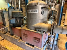 Black Clawson #UV200, pressure screen, 125 HP, serial #94-UV200-7859