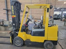 8250 lb. Hyster #S80XM, LB lift truck, 8' forks, side shift, 145" lift,