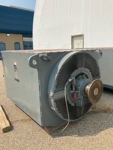 3000 KW, 1800 RPM, Kato #A27186000, LOT of 2 brushless AC gen ends, continuous, 3750 KVA, 2400/4160 Volts, 3