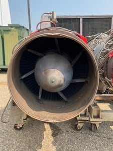 3750 KW Allison #501-KB, gas turbine generator, NG/LF, single shaft, 14680 RPM turbine, 3600 RPM reduced