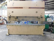 250 Ton, Standard #AB250-12, press brake, Automec CNC 300 3-Axis Control, 12' overall, 126" between housing