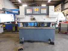 75 Ton, Haco #SRM-75-6, CNC hydraulic press brake, 6.8'OA, 3.9"stroke, 7.8"throat, 10 HP, 2013