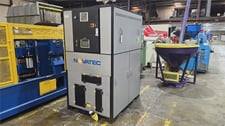 Novatec #NW-500NC, 500 cfm NPH-2000 drying hopper, 52 cu.ft. w/ floor stand, vacuum takeoff box