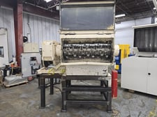 Vecoplan #RG42/60-XL, 42" x 50" shredder, 60 HP motor, 15" rotor diameter