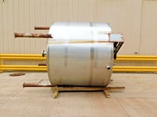 2000 gallon Delaval, Stainless steel tank, 91" dia. x 68" straight wall