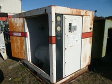 125 psi, Gardner Denver, rotary screw air compressor, 100 HP