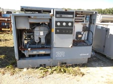 423 cfm, 123 psi, Atlas Copco #ZR3C, 2-stage rotary screw air compressor, 100 HP, sound attenuated enclosure