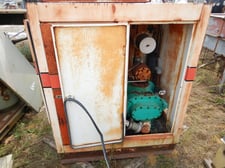 750 cfm, 100 psi, Gardner Denver #ESOF-EAGP0A, screw compressor, 150 HP, 440 V., water cooled