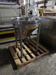 12.5 Gallon (50 Liter) Stainless Steel Feed Hopper