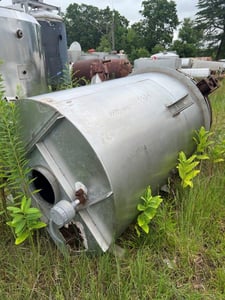 74 cu.ft. Stainless Steel Live Bottom Bin