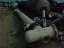16" x 25' PX Engineering Co., 90 psi @ 284°F, Stainless Steel packed column, horizontal U-tube condenser