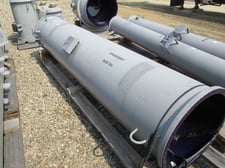 23" x 10' DE Dietrich, glass lined column, 75 psi/full vacuum @ 300°F, 2005