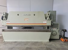175 Ton, Accurpress #717512, hydraulic press brake, 12' overall, 127" between housing, 16" throat, motorized