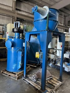 1100 cfm Donaldson #TD-573, continous duty style cartridge dust collector, 510 sq.ft.