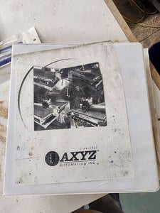 AXYZ #7012, CNC woodworking router, 7' x 12' table, dual HSD air cooled spindles, 2009