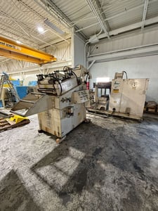 20000 lb. CWP #6R24/24D11/SMX24H, coil feed line, 24" x .187" stock, 60" outside dimension, 15.5"-20.5"ID