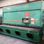 3/4" x 12' Accurshear #875012, hydraulic shear, 36" power back gauge, power blade adjustment, 50 HP, 1985
